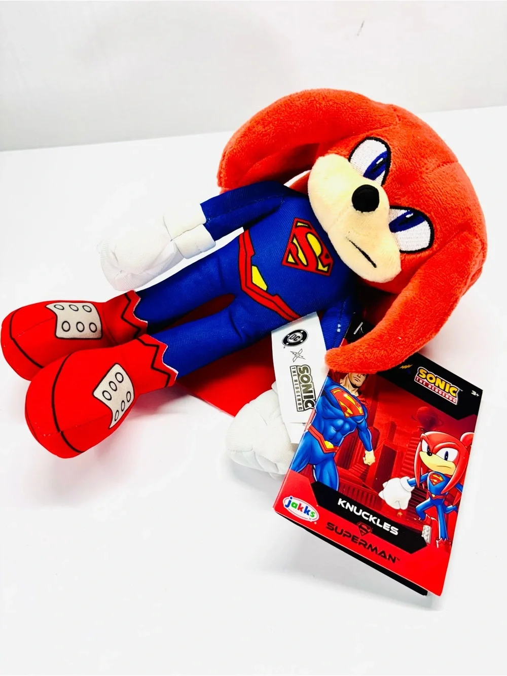 DC X Sonic The Hedgehog Knuckles As Superman & Sonic As The Flash NWT